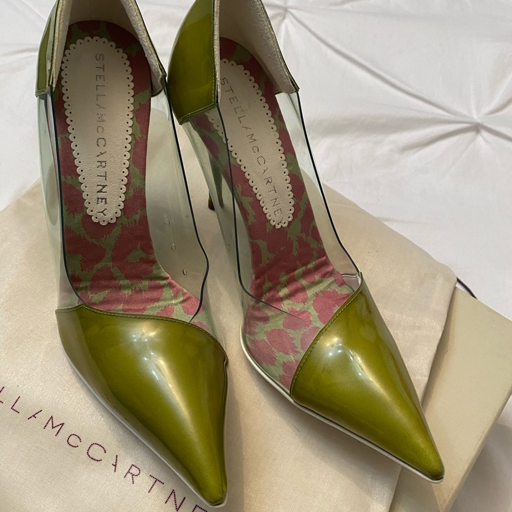 Stella McCartney vegan leather pumps